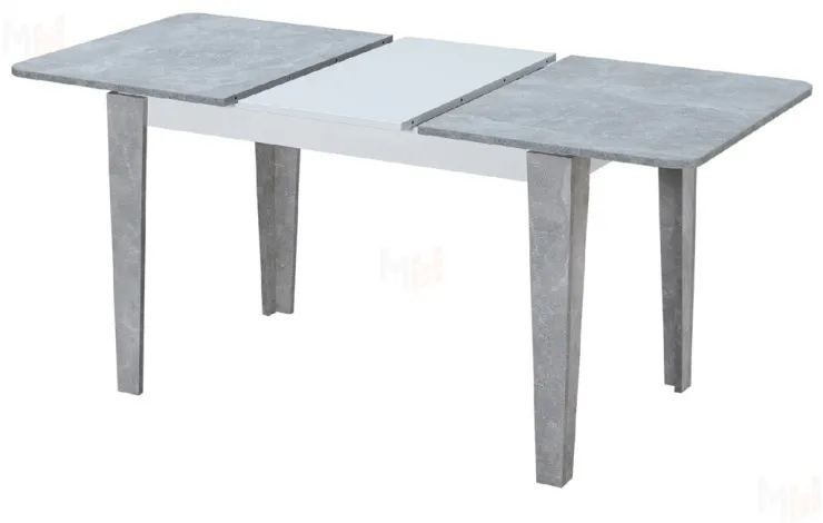 Стол EDWIN Бетон-Белый/ Бетон