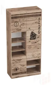 Шкаф трехдверный Фрегат