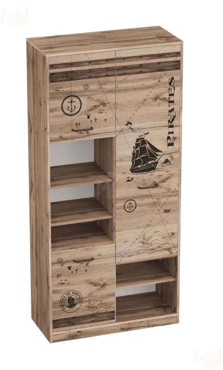 Шкаф трехдверный Фрегат