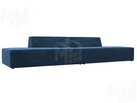 Диван прямой модульный Монс лофт ( BRUT 11 синий )