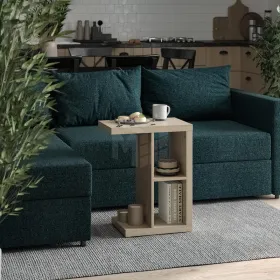 S00845 Энкель Т приставной стол 47х60х30, дуб беленый