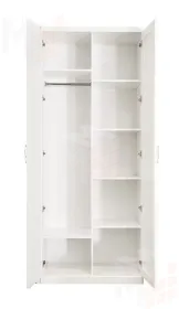 Шкаф детский Мишель 2-ств без зеркал белый матовый