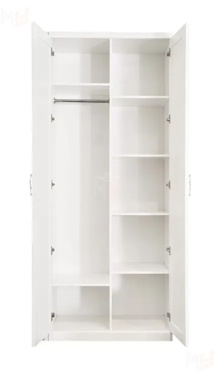 Шкаф детский Мишель 2-ств без зеркал белый матовый