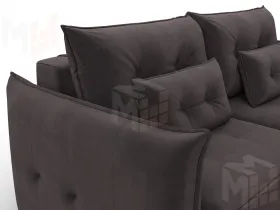 Диван прямой Лига-100 НПБ ( SEVEN 727 коричневый )