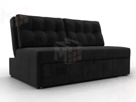 Диван прямой Лига-107 (140) ( SEVEN 35 черный )
