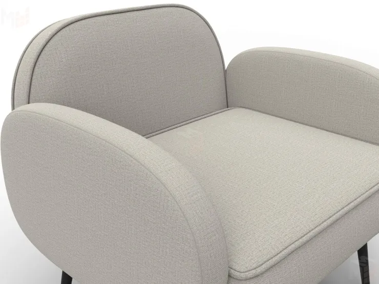 Кресло Лига-086 ( рогожка Амур 02 бежевый )