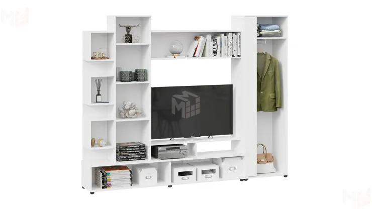 Гостиная Дакота Белый Ясень