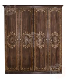 Шкаф Патрисия 4-дверный (2+2) без зеркал караваджо глянец