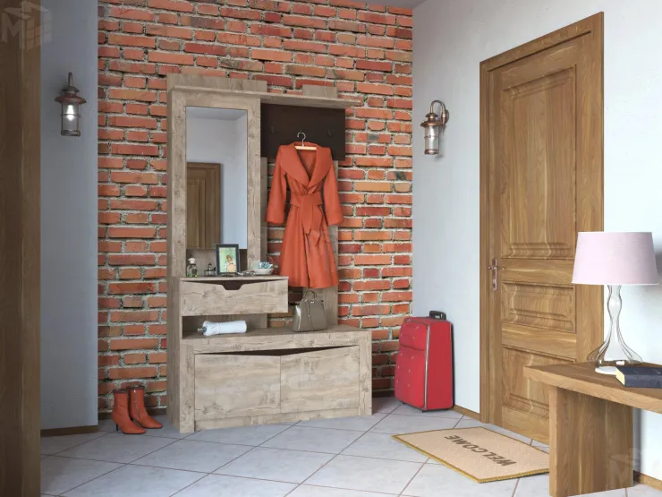 Прихожая Хилтон Дуб юкон/Гранж №3