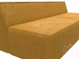 Диван прямой модульный Монс ( BRUT 10 желтый )