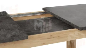 Стол обеденный Ванкувер тип 1  Дуб Крафт золотой, Ателье темное