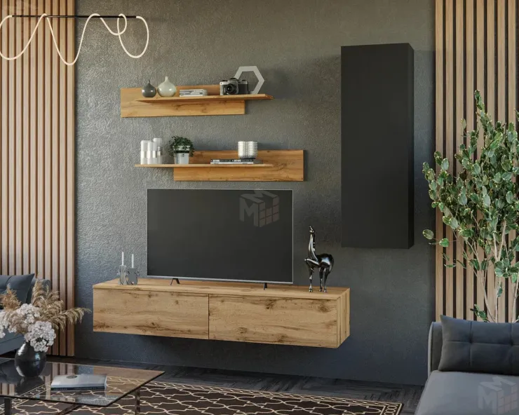 Катрин №1 (Дуб Вотан / Черный)