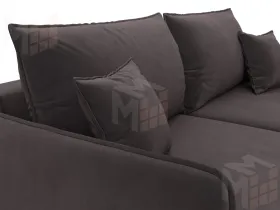 Диван прямой Лига-064 НПБ ( SEVEN 727 коричневый )