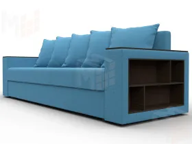 Диван прямой Дубай Лайт ( Голубой )