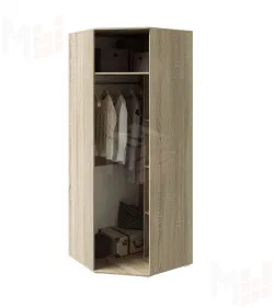 Шкаф Ким угловой (сонома/графит)