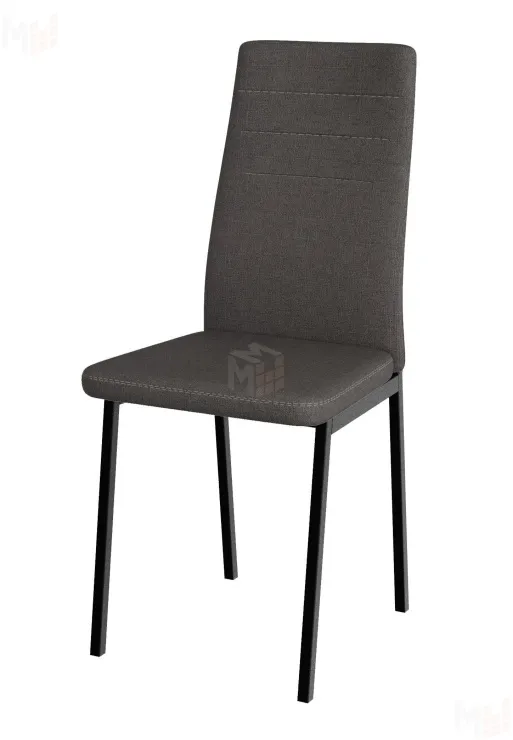 Стул Амстер (рогожка бурая, ноги черные)