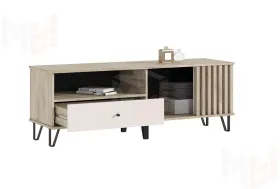 Тумба ТВ Роджина (крафт серый/кашемир)