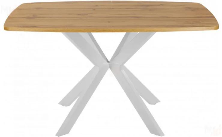 Стол раскладной Твин Лофт 130 Дуб Вотан/Белый