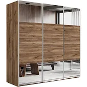 Шкаф-купе Эста 3-х дверный Комби (6 Зеркал / 6 ЛДСП)  270 см.