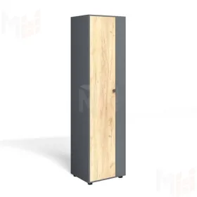 Шкаф Мини-Лайт МЛ-2 Дуб крафт золотой/графит