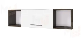 Полка навесная Ненси 1200 (венге/белый)