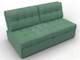 Диван прямой Лига-107 (160) ( Амур 11 зеленый )
