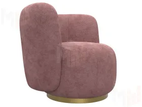 Кресло Лига-072 ( шеннил CRUZ 63 розовый )