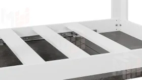 Стол обеденный Ванкувер тип 1  Белый, Ателье темный