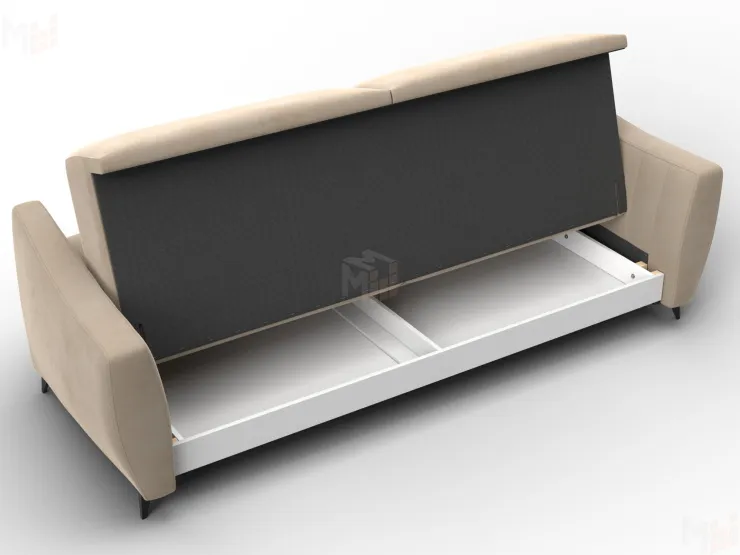 Диван-книжка Лига-095 НПБ ( SEVEN 729 бежевый )