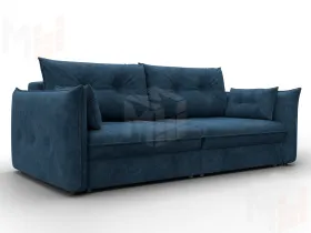 Диван прямой Лига-100 НПБ ( BRUT 11 синий )