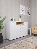 Комод Ланс К-303 белый