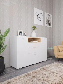 Комод Ланс К-303 белый