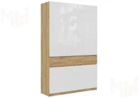 Шкаф Бостон ШК-002 (МДФ белый глянец)