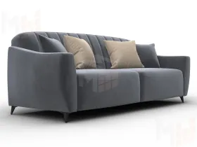 Диван-книжка Лига-095 НПБ ( SEVEN 17 серый )