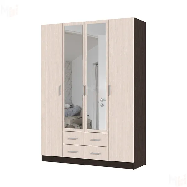 Шкаф 4х створчатый Гармония ШК-602М дуб белфорт венге