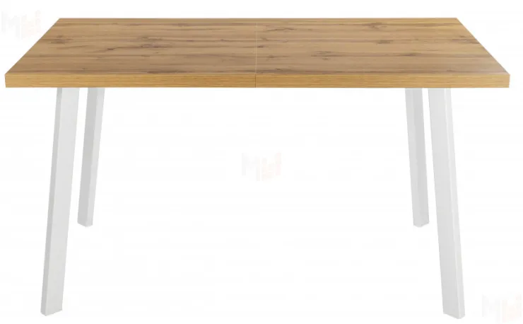 Стол раскладной Лаки Лофт 140 Дуб Вотан/Белый
