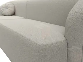 Диван прямой Лига-027 угол левый ( Амур бежевый )