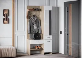 Прихожая Домино-2У Сонома/белый