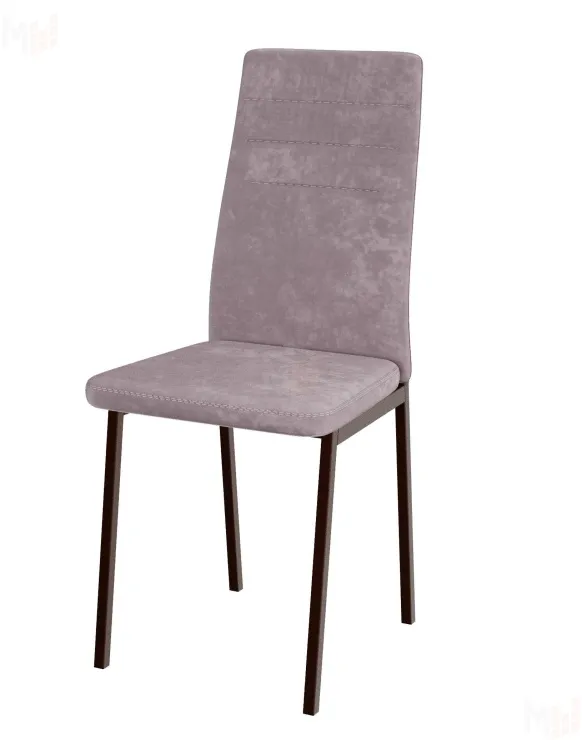 Стул Амстер (велюр дымчато-розовый, ноги шоколад)