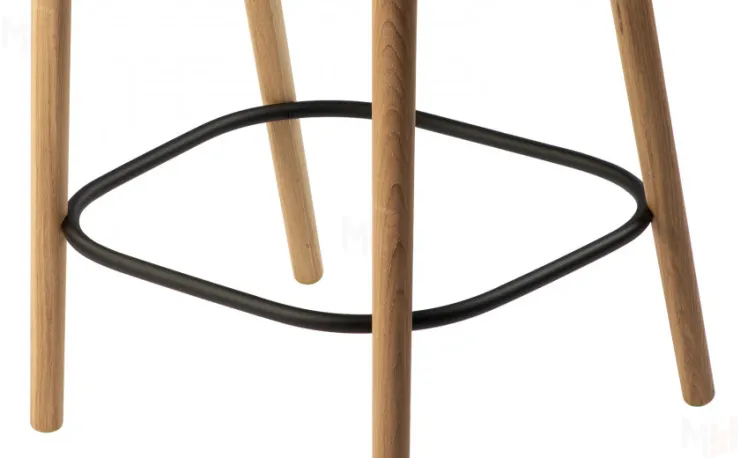 Стул полубарный деревянный из массива дуба Соул  Дуб натуральный