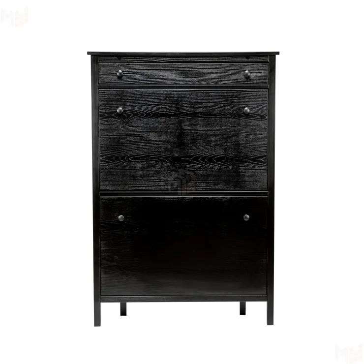 Обувница Leset Токе 3 ящ. (Чёрный)