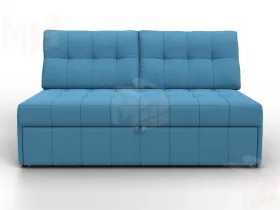 Диван прямой Лига-107 (140) ( Амур 10 голубой )