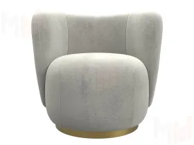 Кресло Лига-072 ( велюр TOWER 01 молочный )
