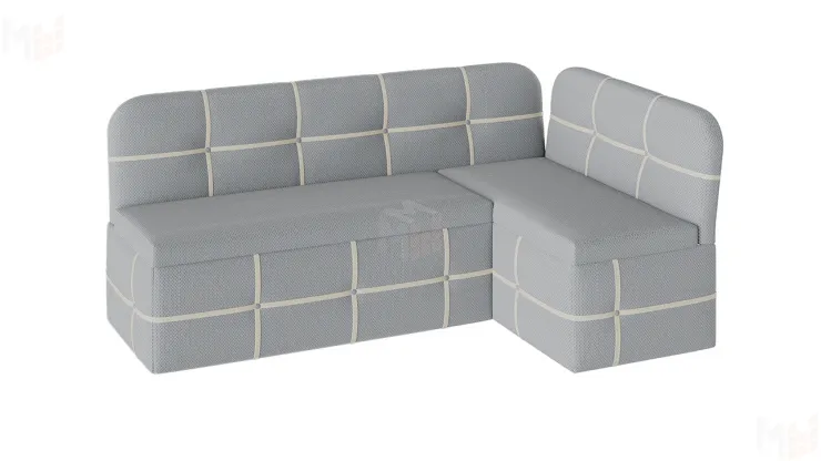 Кухонный уголок Майами со спальным местом (рогожка сине-бежевая)