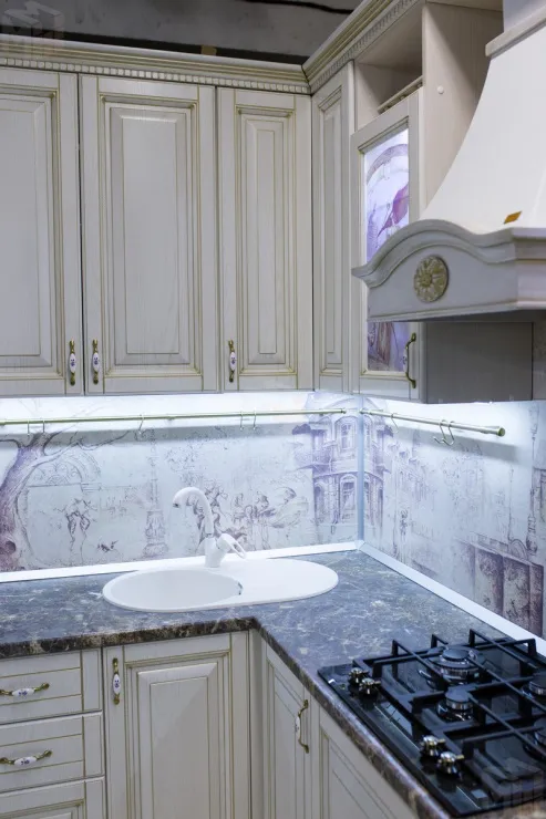 Кухня Флоренция столешница Королевский опал темный 38 мм