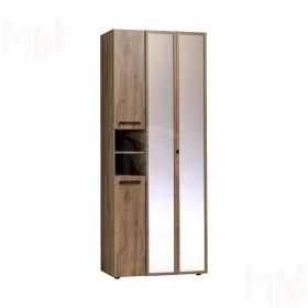 Шкаф для одежды и белья Nature 87 с зеркалом