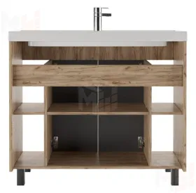 Тумба под умывальник "Фостер 100" Craft без ящика Домино