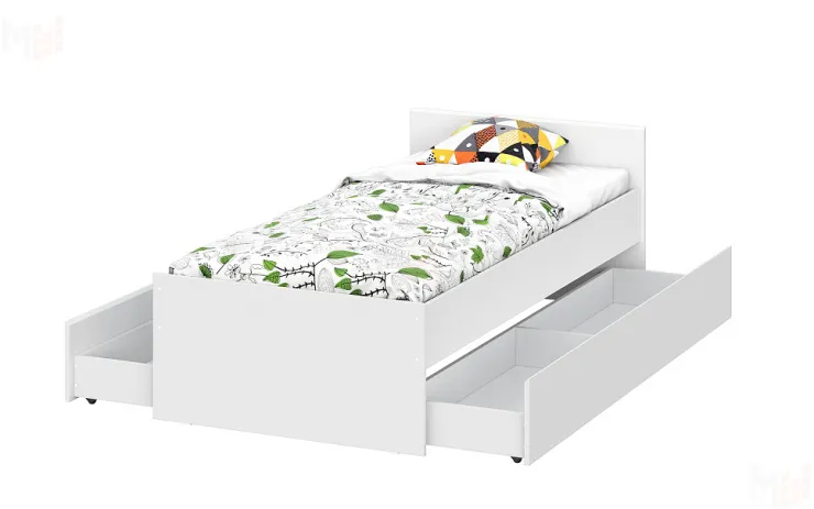 Ящик для кровати Токио Белый