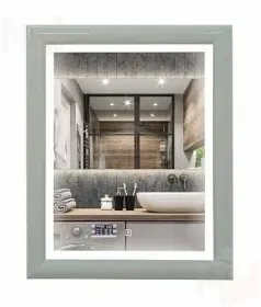 Зеркало с LED подсветкой Lines 600х740