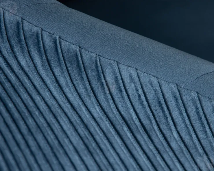 Кресло дизайнерское DOBRIN EDISON (синий велюр (1922-20))